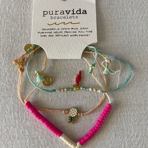 ❌SOLD❌ Pura Vida bracelet set
